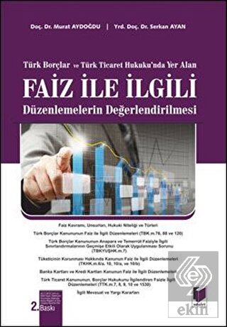 Türk Borçlar ve Türk Ticaret Hukuku\'nda Yer Alan F
