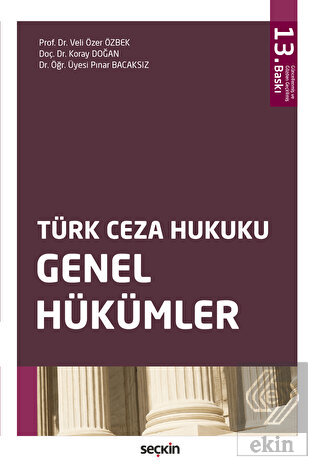 Türk Ceza Hukuku Genel Hükümler