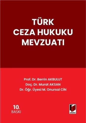 Türk Ceza Hukuku Mevzuatı