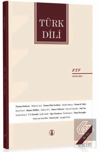 Türk Dili Dergisi Sayı: 829 Ocak 2021