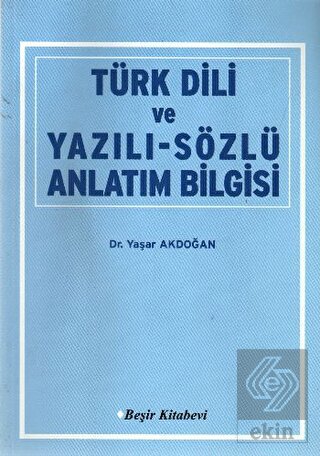 Türk Dili ve Yazılı-Sözlü Anlatım Bilgisi