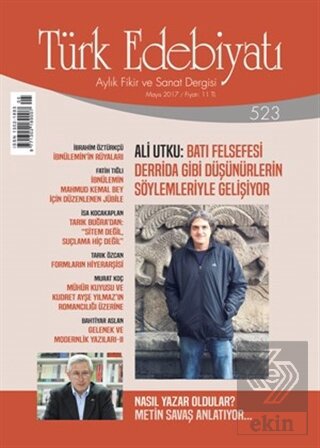 Türk Edebiyatı Dergisi Sayı: 523 Mayıs 2017