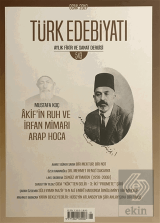 Türk Edebiyatı Dergisi Sayı : 543 Ocak 2019