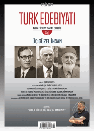 Türk Edebiyatı Dergisi Sayı: 551 Eylül 2019