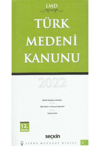 Türk Medeni Kanunu 2022 - LMD-4