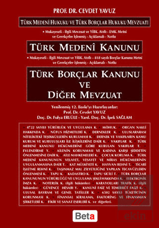 Türk Medeni Kanunu - Türk Borçlar Kanunu ve Diğer