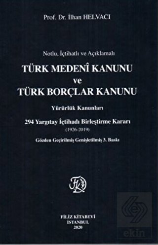 Türk Medeni Kanunu Ve Türk Borçlar Kanunu