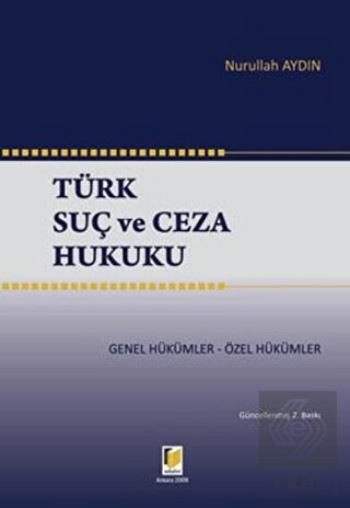 Türk Suç ve Ceza Hukuku