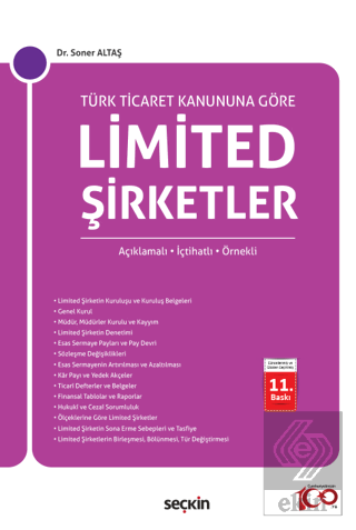 Türk Ticaret Kanunu'na Göre Limited Şirketler (Açı