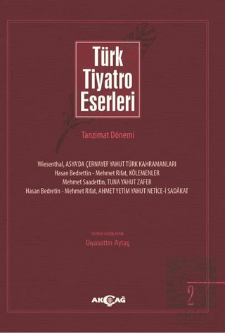 Türk Tiyatro Eserleri 2 Tanzimat Dönemi