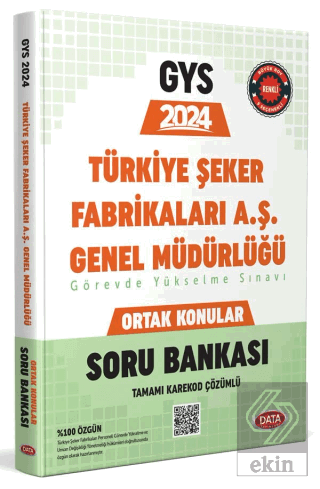 Türkiye Şeker Fabrikaları AŞ Genel Müdürlüğü GYS Soru Bankası - Kareko