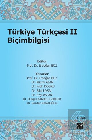 Türkiye Türkçesi 2 Biçimbilgisi