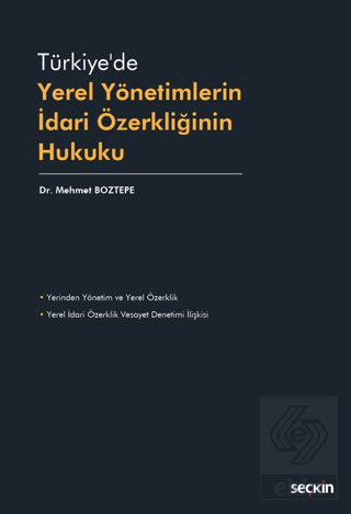 Türkiye'de Yerel Yönetimlerin İdari Özerkliğinin H