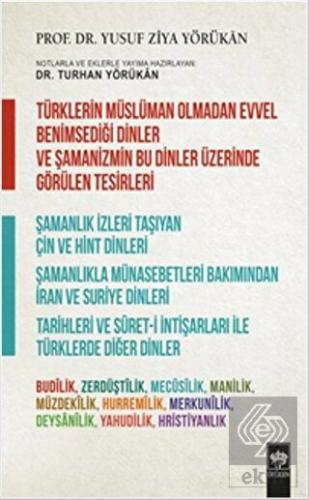 Türklerin Müslüman Olmadan Evvel Benimsediği Dinle