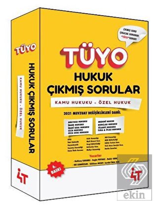Tüyo Hukuk Çıkmış Sorular Kamu Hukuku-Özel Hukuk