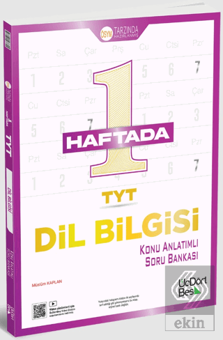 TYT 1 Haftada Dilbilgisi Konu Anlatımlı Soru Bankası