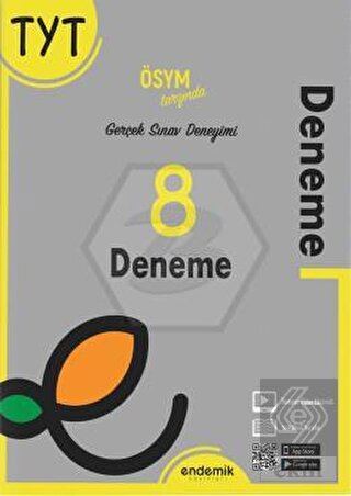 TYT 8'li Deneme Sınavı Endemik Yayınları