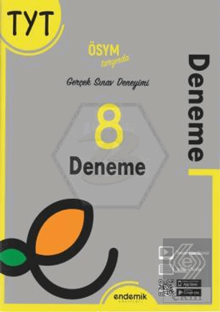 TYT 8'li Deneme Sınavı Endemik Yayınları