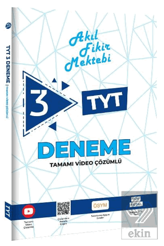 TYT Akıl Fikir Mektebi Tamamı Video Çözümlü 3\'lü D