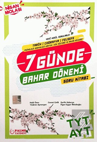 TYT AYT 7 Günde Bahar Dönemi Tarih - Coğrafya - Fe