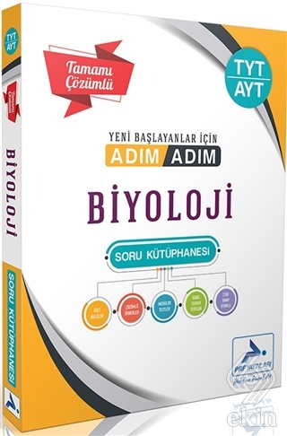 TYT-AYT Biyoloji Adım Adım Tamamı Çözümlü Soru Küt