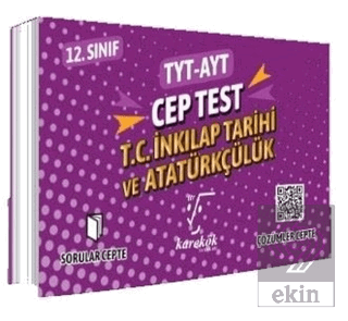 TYT AYT Cep Test 12. Sınıf T.C. İnkılap Tarihi ve