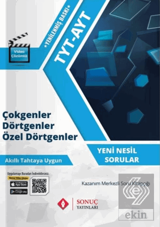 TYT-AYT Çokgenler Dörtgenler Özel Dörtgenler