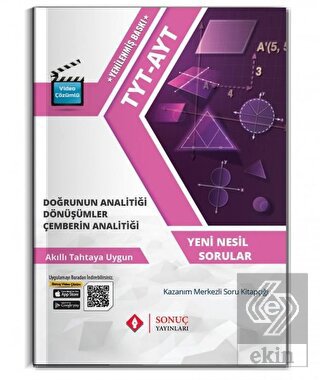 TYT AYT Doğrunun Analitiği Dönüşümler Çemberin Ana