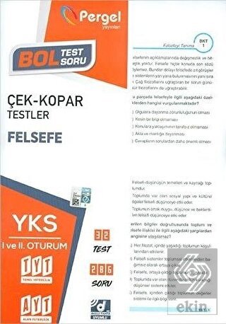 TYT - AYT Felsefe Çek-Kopar Testler