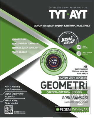 TYT-AYT Geometri Çokgen-Dörtgen-Çember Soru Bankas