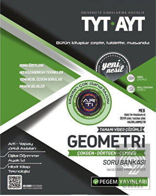 TYT-AYT Geometri Çokgen-Dörtgen-Çember Soru Bankas