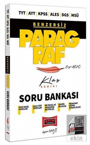 TYT AYT KPSS ALES DGS MSÜ Benzersiz Paragraf Klas