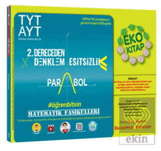 TYT AYT Matematik 2. Dereceden DenklemlerEşitsizl