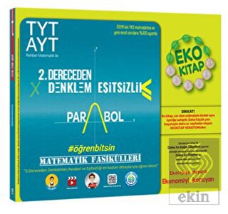 TYT AYT Matematik 2. Dereceden DenklemlerEşitsizl