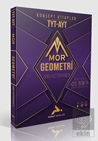 TYT-AYT Mor Geometri Soru Kütüphanesi
