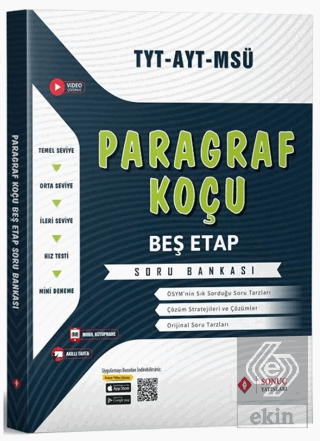TYT AYT MSÜ Paragraf Koçu Beş Etap Soru Bankası