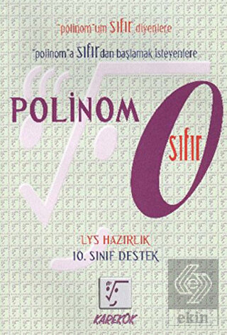 TYT AYT Polinom Sıfır