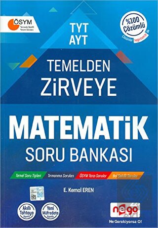 TYT AYT Temelden Zirveye Matematik Soru Bankası
