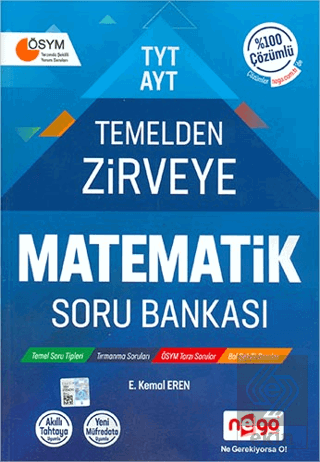 TYT AYT Temelden Zirveye Matematik Soru Bankası