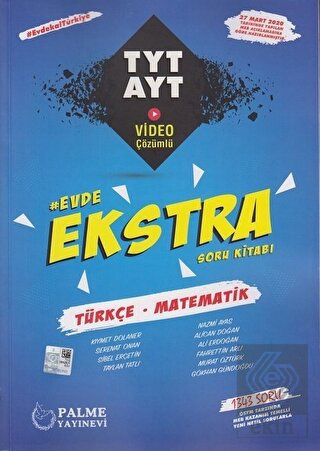 TYT-AYT Türkçe - Matematik Evde Ekstra Soru Kitabı