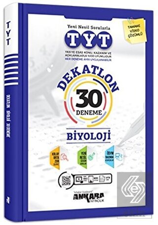 TYT Biyoloji Dekatlon 30 Deneme
