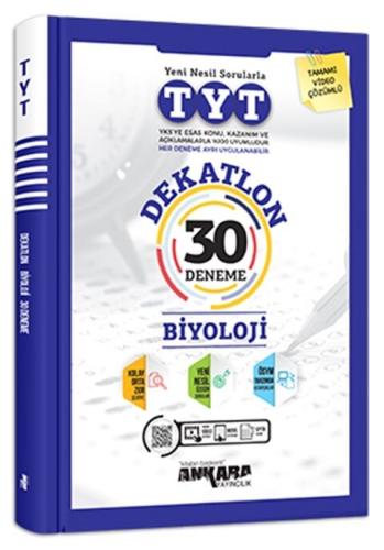 TYT Biyoloji Dekatlon 30 Deneme