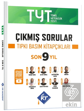TYT Çıkmış Sorular Son 9 Yıl Tıpkı Basım Kitapçıkları Kolektif KR Akad