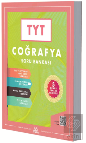 TYT Coğrafya Soru Bankası 5 Deneme Hediyeli-Video