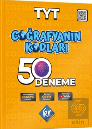 TYT Coğrafyanın Kodları Coğrafya Çözümlü 50 Deneme Kolektif KR Akademi