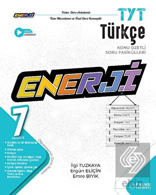 TYT Enerji Türkçe Konu Özetli Soru Fasikülleri (7 
