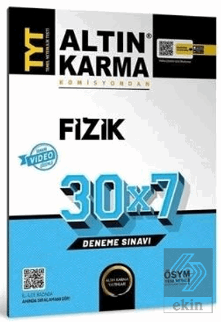 TYT Fizik 30 x 7 Deneme Sınavı Kollektif Altın Karma Yayınları Satın A