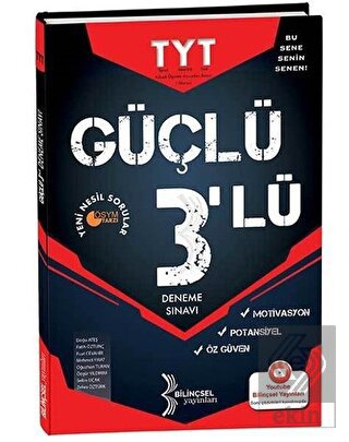 TYT Güçlü 3'lü Deneme Sınavı