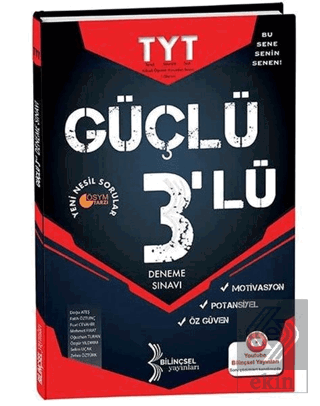 TYT Güçlü 3'lü Deneme Sınavı