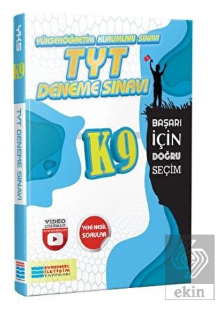 TYT K9 Video Çözümlü Deneme Sınavları